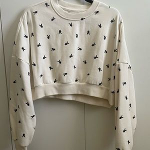 Cropped Playboy by Pacsun Crewneck size Small